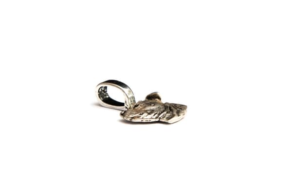 Staffordshire Bull Terrier, Staffik, Staffi - halsband med hund, silverpläterat hänge för en hundälskare, subtila smycken från Art-Dog
