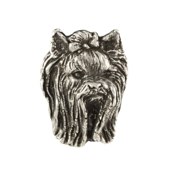 Yorkshirenterrieri, York, York, Yorkie I - kaulakoru koiran kanssa, hopeoitu riipus koiran ystävälle, Art-Dogin hienovaraiset korut