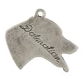 Miniatyrbild 8 av 8: Dalmatian, Dalmatian Pointer - halsband med en hund i presentask, silverpläterad medaljong för en hundfantast, iögonfallande Art-Dog-hänge