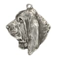 Miniatyrbild 7 av 8: Basset Hound I - ett halsband med en hund i en presentask, en silverpläterad medaljong för en hundfantast, ett iögonfallande hänge från Art-Dog