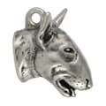 Miniatyrbild 6 av 7: Bull terrier, Bull Terrier I - halsband med en hund, hundhänge på en silverkedja, unika Art-Dog smycken