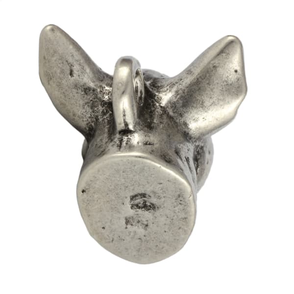 Bull terrier, Bull Terrier I - halsband med en hund, hundhänge på en silverkedja, unika Art-Dog smycken