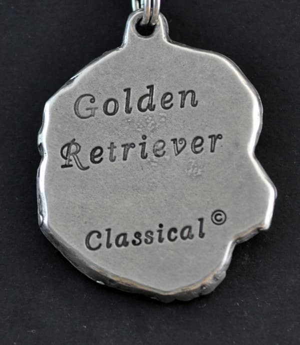 Golden Retriever - halsband med en hund, hundhänge på en silverkedja, unika Art-Dog-smycken