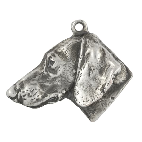 Karvakarvainen mäyräkoira I - kaulakoru koiralla, koirariipus hopeaketjussa, ainutlaatuiset Art-Dog korut