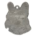 Miniatyrbild 8 av 8: Fransk bulldog I - halsband med hund, hundhänge på en silverkedja, unika Art-Dog-smycken