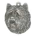 Miniatyrbild 7 av 8: Cairn Terrier - halsband med en hund, hundhänge på en silverkedja, unika Art-Dog-smycken