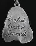 Pikkukuva 3 / 8: Englannin cockerspanieli I - kaulakoru koiralla, koirariipus hopeaketjussa, ainutlaatuiset Art-Dog korut
