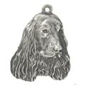 Pikkukuva 7 / 8: Englannin cockerspanieli I - kaulakoru koiralla, koirariipus hopeaketjussa, ainutlaatuiset Art-Dog korut