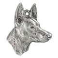 Miniatyrbild 7 av 8: Faraos hund, maltesisk vinthund - halsband med en hund, hundhänge på en silverkedja, unika Art-Dog-smycken