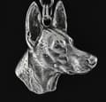 Miniatyrbild 2 av 8: Faraos hund, maltesisk vinthund - halsband med en hund, hundhänge på en silverkedja, unika Art-Dog-smycken