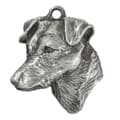 Miniatyrbild 7 av 8: Jack Russell Terrier - halsband med en hund, hundhänge på en silverkedja, unika Art-Dog-smycken