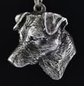 Miniatyrbild 2 av 8: Jack Russell Terrier - halsband med en hund, hundhänge på en silverkedja, unika Art-Dog-smycken
