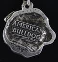 Pikkukuva 3 / 8: Amerikkalainen bulldog - kaulakoru koiran kanssa, koiran riipus hopeaketjussa, ainutlaatuiset Art-Dog-korut