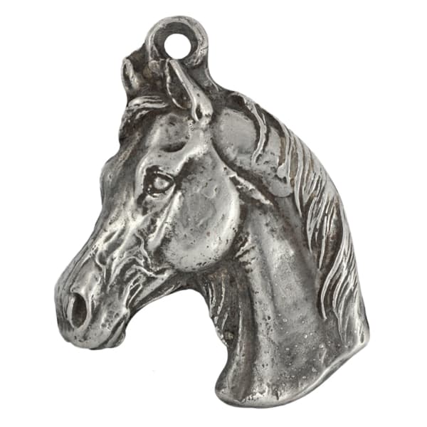 Arabisk häst - halsband med en häst, hästhänge på en silverkedja, unika Art-Dog-smycken