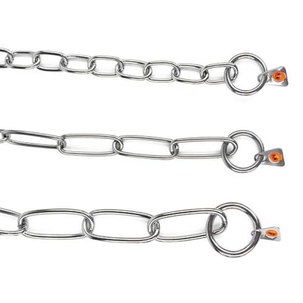 Halsband i rostfritt stål - HS Tyskland - 39 cm - Silverfärgad - Unisex - Vattentålig