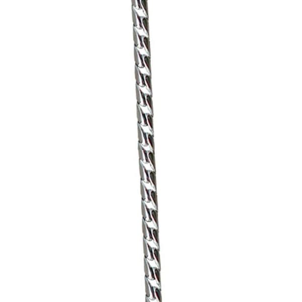 Kedja halsband Maximum Elegance silver 5mm. x 73cm. KROM SILVER KROM