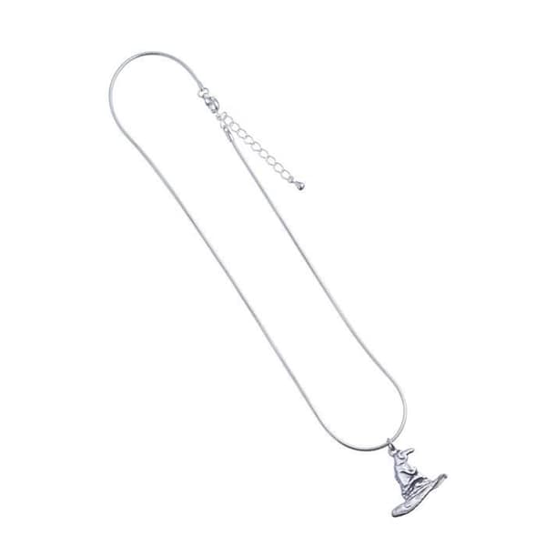 Harry Potter - Pendentiv och halsband i silverplätering Sorteringshatten