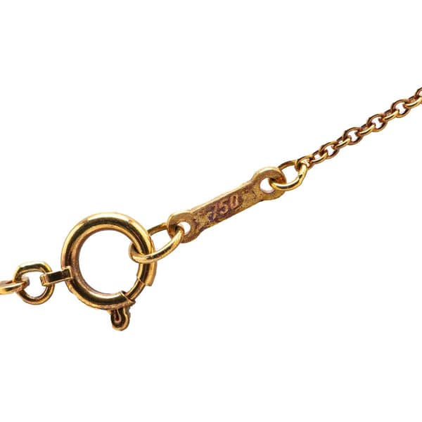 Pre-owned Tiffany Elsa Peretti 18K Yellow Gold Apple Pendant Necklace Gold