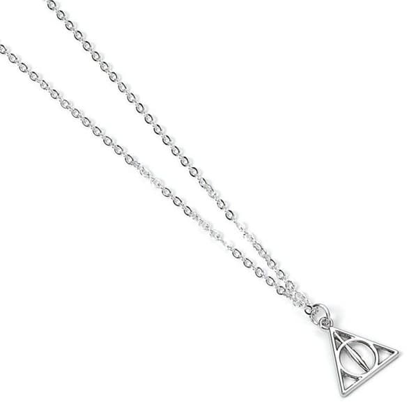 "Pendentiv - Harry Potter - Relikerna från döden - Pläterad silver - 40 cm - Unisex"