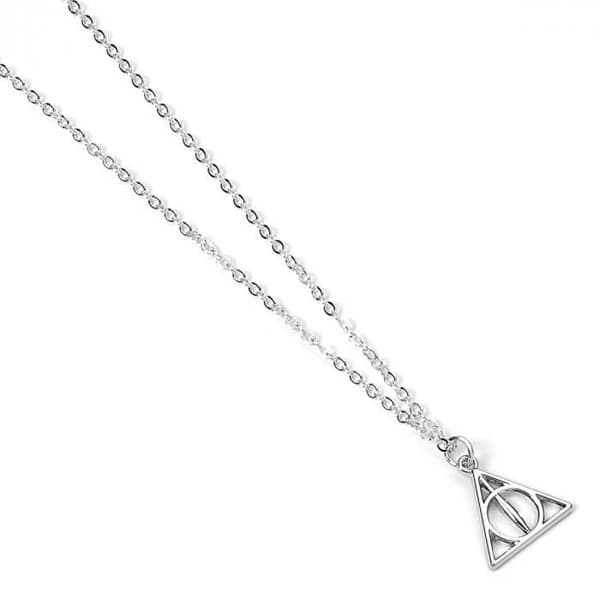 "Pendentiv - Harry Potter - Relikerna från döden - Pläterad silver - 40 cm - Unisex"