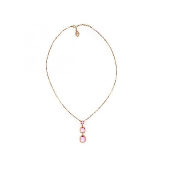 Collier - Folli Follie - 3N9T172RP - 35 cm - Guldpläterad - Rosé