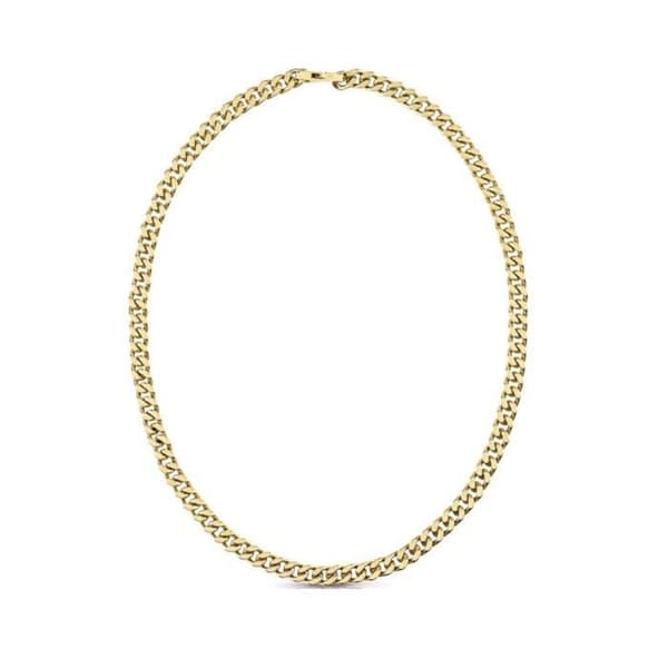 Karaktärskedja - GUESS - JUMN01347JWYGT-U - 316L rostfritt stål - Guld - Herr