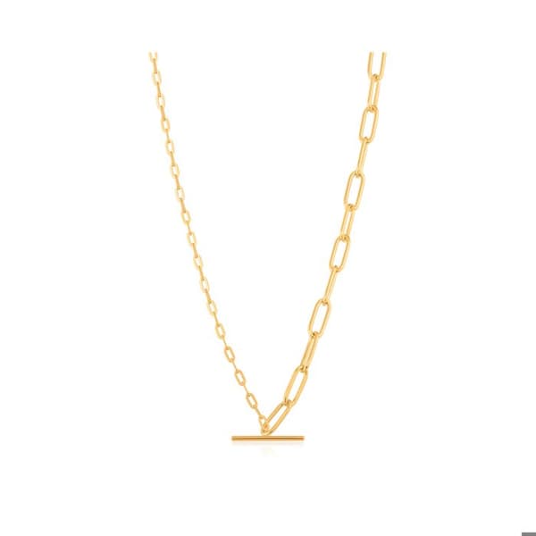 Collier - Ania Haie - N021-02G - Guldpläterad - Guld - Kvinna