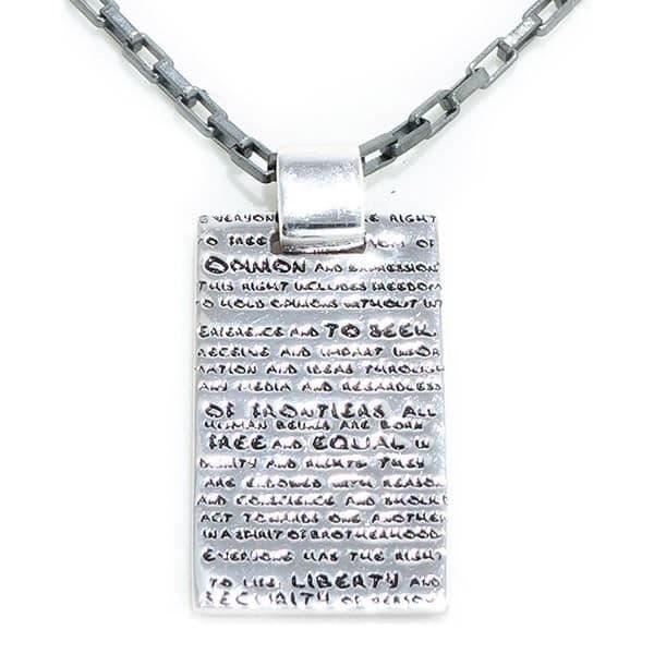 Pendentiv för kvinnor - Demaria - DMHRC002 - Silverfärgad - Stål - 45 cm