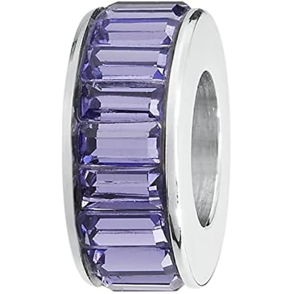 Charm - BROSWAY - TANZANIT HÄNGE STEN - Stål - Swarowski - Elegant och ljus