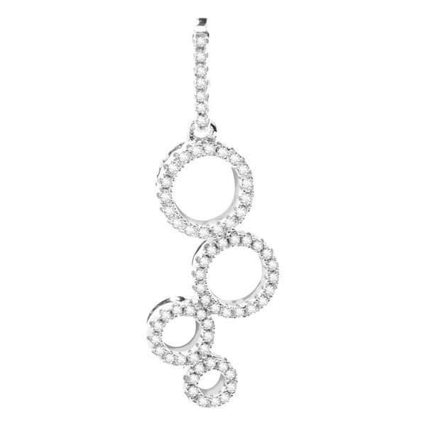 Pendentiv Kvinna - Folli Follie - 3P17S001C - Silver 925 - 2,5 cm - Silverfärgad