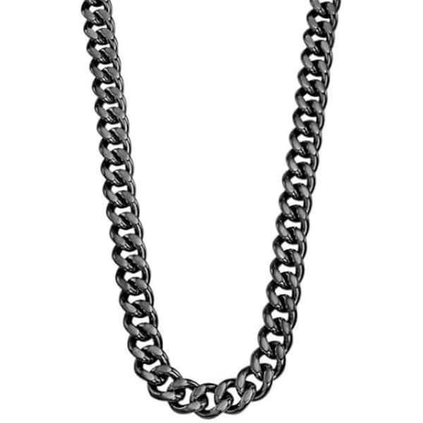 Halsband - LOTUS STYLE - LS2191-1/3 - Stål - Svart - Blandat