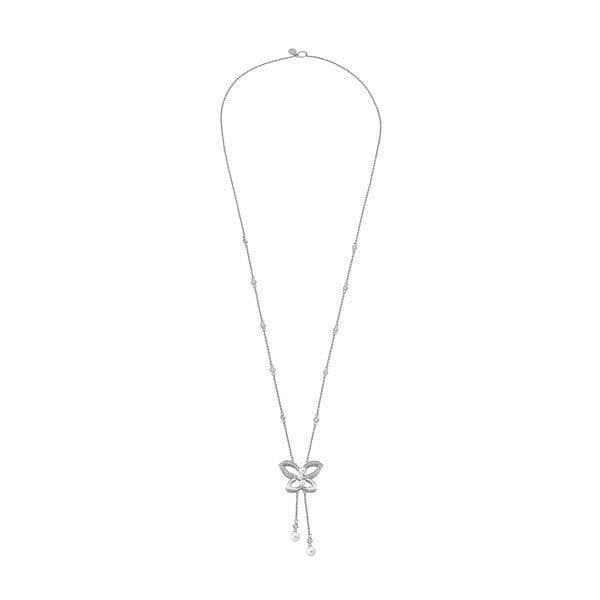 Halsband - Majorica - Tahiti-kulturer - 80 cm - Guldpläterad - Röd
