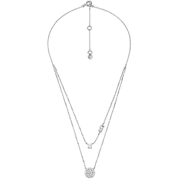 Halsband - MICHAEL KORS - MKC1591AN040 - Sterling Silver - Dubbellager - Pavé