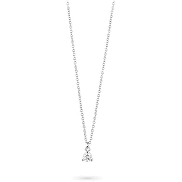 Halsband - RADIANT - Modern och elegant design - Rostfritt stål, läder och keramik