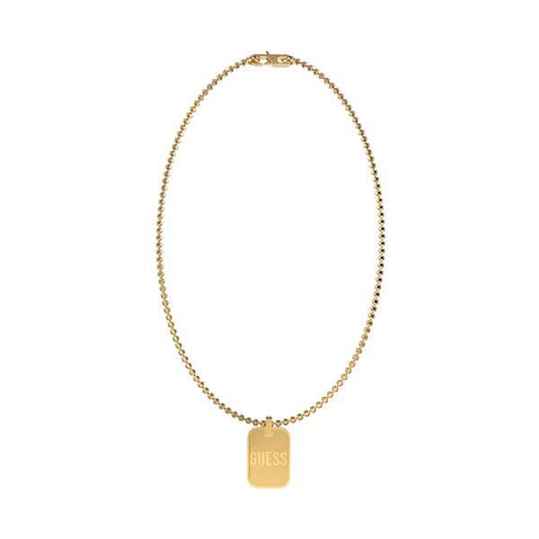 Men's Necklace Guess JUMN01355JWYGT-U Golden 45 cm