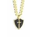 Miniatyrbild 3 av 3: Men's Necklace Guess JUMN04019JWYGBKT-U Cross