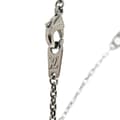 Miniatyrbilde 5 av 7: Pre-owned Louis Vuitton Brass Ruthenium Vivienne Pendant Necklace Silver