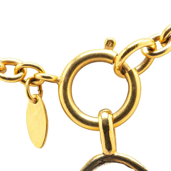 Pre-owned Chanel Gold Plated 31 Rue Cambon Pendant Necklace Gold