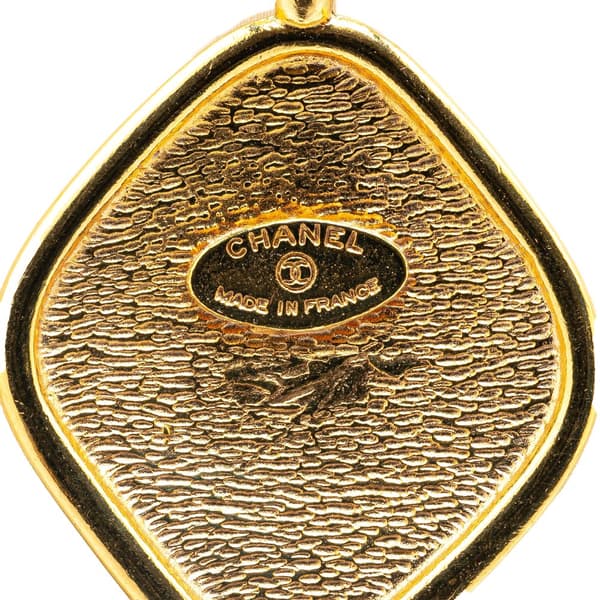 Pre-owned Chanel Gold Plated 31 Rue Cambon Pendant Necklace Gold