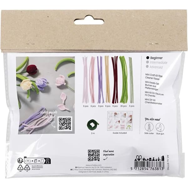MINI DIY KIT BLOMMOR AV PIPRENSARE TULPAN