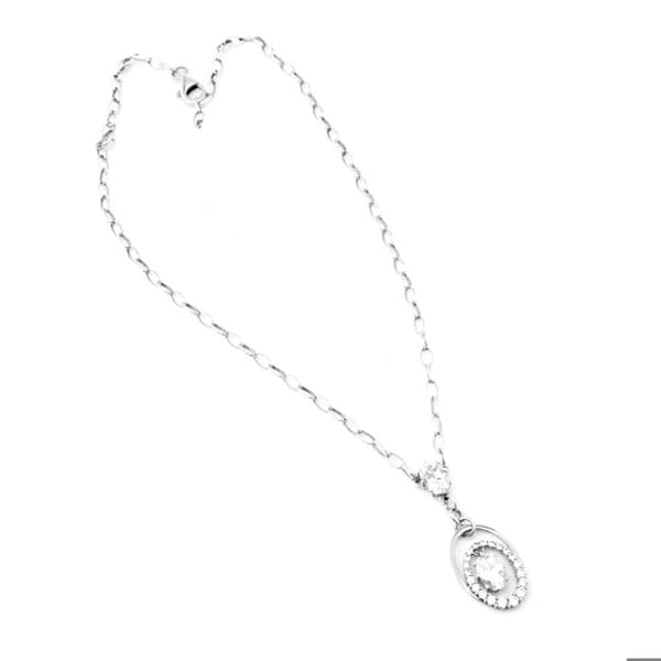 Hänge - Folli Follie - 3N8S045C - Sterling Silver - 25CM - Kvinna