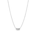Miniatyrbild 3 av 3: Halsband - ROSEFIELD - Grå Vit - Messing - Elegant - Modeaccessoar för kvinnor