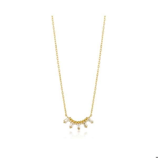Collier - Ania Haie - N018-03G - Guld 14 karat - Cirkelsmycke - Guldpläterad