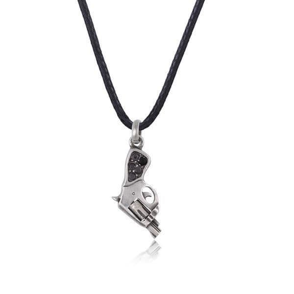 Pendentiv Dam - Time Force - TJ1003C03 - Silver - Black - 70 cm