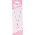 Miniatyrbild 2 av 2: Collier - BARBIE - Hjärthänge emaljrosa - Kristall - One size - Zink