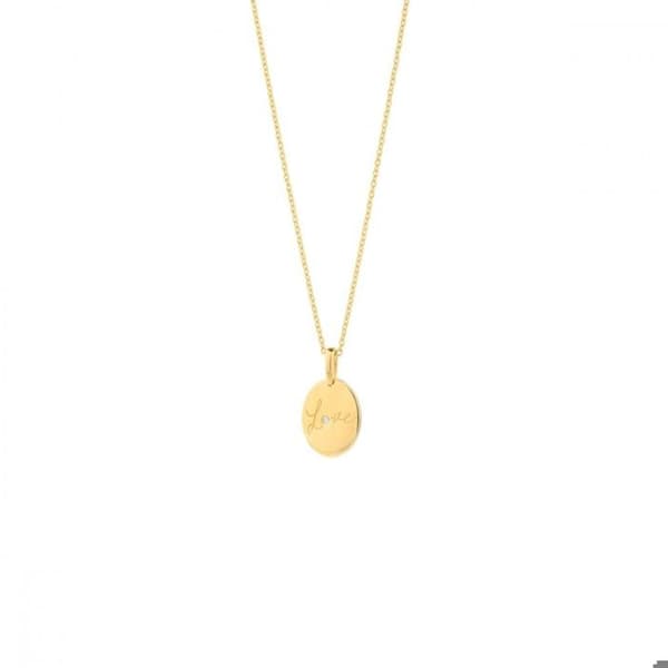 Collier - Hemlighet - P7219CDAWWC93 - Temp silver - Kristall - Guldad