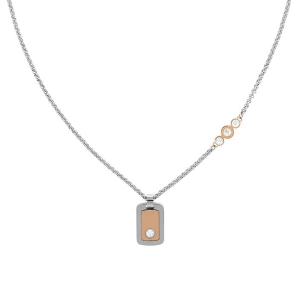 Halsband med hänge - Tommy Hilfiger - 2780577 - Rostfritt stål - Silver/roséguld - 50,8 cm