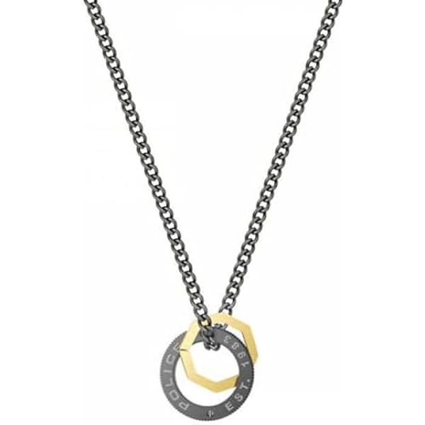 Herrhalsband - POLICE - PEJGN2008503 - Rostfritt stål - 50 + 20 cm - Karbinhake