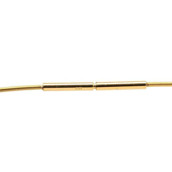 Pre-owned Hermès Gold Plated Cage dH Cube Necklace Gold