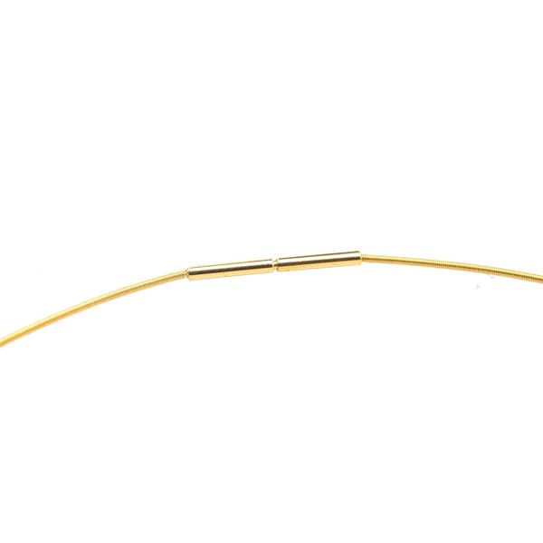 Pre-owned Hermès Gold Plated Cage dH Cube Necklace Gold